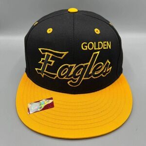 Vintage Southern Mississippi Golden Eagle Hat Men Eclipse Snap Back Cap New